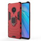 For Vivo NEX 3 / NEX 3 5G Shockproof PC + TPU Protective Case with Magnetic Ring Holder(Red) - 1