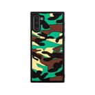 For Samsung Galaxy Note10 Camouflage Clouds Embossed Skin Feel Silicone Shockproof Case(Green) - 1