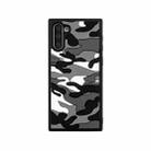 For Samsung Galaxy Note10 Camouflage Clouds Embossed Skin Feel Silicone Shockproof Case(Black) - 1