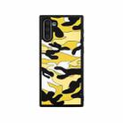 For Samsung Galaxy Note10 Camouflage Clouds Embossed Skin Feel Silicone Shockproof Case(Yellow) - 1