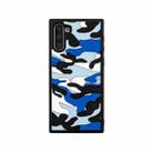 For Samsung Galaxy Note10 Camouflage Clouds Embossed Skin Feel Silicone Shockproof Case(Blue) - 1