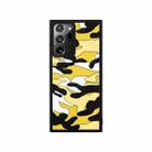For Samsung Galaxy Note20 Ultra Camouflage Clouds Embossed Skin Feel Silicone Shockproof Case(Yellow) - 1
