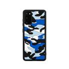 For Samsung Galaxy S20 Camouflage Clouds Embossed Skin Feel Silicone Shockproof Case(Blue) - 1