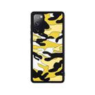 For Samsung Galaxy S20 FE Camouflage Clouds Embossed Skin Feel Silicone Shockproof Case(Yellow) - 1
