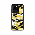 For Samsung Galaxy S20 Ultra Camouflage Clouds Embossed Skin Feel Silicone Shockproof Case(Yellow) - 1