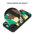 For Samsung Galaxy S21 Ultra 5G Camouflage Clouds Embossed Skin Feel Silicone Shockproof Case(Green) - 5
