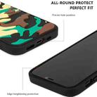 For Samsung Galaxy S21 Ultra 5G Camouflage Clouds Embossed Skin Feel Silicone Shockproof Case(Green) - 6