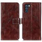 For OPPO K9 Pro Retro Crazy Horse Texture Horizontal Flip Leather Case with Holder & Card Slots & Photo Frame & Wallet(Brown) - 1