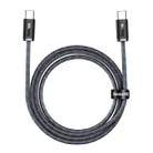 Baseus CALD000316 Dynamic Series 100W USB-C / Type-C to USB-C / Type-C Fast Charging Data Cable, Cable Length:2m(Dark Grey Blue) - 1