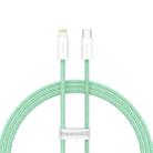 Baseus CALD000006 Dynamic Series 20W USB-C / Type-C to 8 Pin Fast Charging Data Cable, Cable Length:1m(Green) - 1