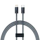 Baseus CALD000016 Dynamic Series 20W USB-C / Type-C to 8 Pin Fast Charging Data Cable, Cable Length:1m(Dark Grey Blue) - 1