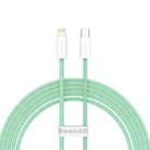 Baseus CALD000106 Dynamic Series 20W USB-C / Type-C to 8 Pin Fast Charging Data Cable, Cable Length:2m(Green) - 1