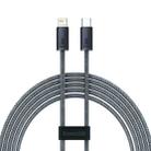 Baseus CALD000116 Dynamic Series 20W USB-C / Type-C to 8 Pin Fast Charging Data Cable, Cable Length:2m(Dark Grey Blue) - 1