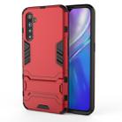 For OPPO Realme XT & K5 Shockproof PC + TPU Protective Case with Holder(Red) - 1