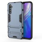 For OPPO Realme XT & K5 Shockproof PC + TPU Protective Case with Holder(Navy Blue) - 1