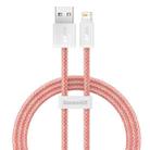 Baseus CALD000407 Dynamic Series 2.4A USB to 8 Pin Fast Charging Data Cable, Cable Length:1m(Orange) - 1
