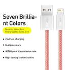 Baseus CALD000407 Dynamic Series 2.4A USB to 8 Pin Fast Charging Data Cable, Cable Length:1m(Orange) - 2