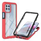 For Motorola Moto Edge S / G100 Starry Sky Solid Color Series Shockproof PC + TPU Protective Case with PET Film(Red) - 1