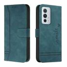 For OnePlus 9RT 5G Retro Skin Feel Horizontal Flip Soft TPU + PU Leather Case(Dark Green) - 1