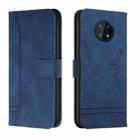 For Nokia G50 Retro Skin Feel Horizontal Flip Soft TPU + PU Leather Case(Blue) - 1