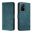 For Xiaomi Mi 11T Pro Retro Skin Feel Horizontal Flip Soft TPU + PU Leather Case(Dark Green) - 1