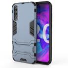 For Huawei Honor 20 Lite Shockproof PC + TPU Protective Case with Invisible Holder(Navy Blue) - 1