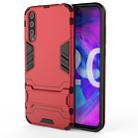 For Huawei Honor 20 Lite Shockproof PC + TPU Protective Case with Invisible Holder(Red) - 1