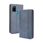 For BLU G91 Magnetic Buckle Retro Crazy Horse Texture Horizontal Flip Leather Case with Holder & Card Slots & Photo Frame(Blue) - 1