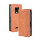 For Doogee S59 / S59 Pro Magnetic Buckle Retro Crazy Horse Texture Horizontal Flip Leather Case with Holder & Card Slots & Photo Frame(Brown) - 1