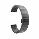 For Samsung Galaxy Watch4 Classic 42mm/46mm Steel Watch Band(Black) - 1