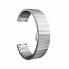 For Samsung Galaxy Watch4 Classic 42mm/46mm Steel Watch Band(Silver) - 1