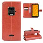 For Doogee S59 / S59 Pro Crazy Horse Texture Horizontal Flip Leather Case with Holder & Card Slots & Lanyard(Brown) - 1