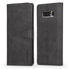 For Galaxy Note 8 LC.IMEEKE Calf Texture Horizontal Flip Leather Case, with Holder & Card Slots & Wallet(Black) - 1