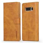 For Galaxy Note 8 LC.IMEEKE Calf Texture Horizontal Flip Leather Case, with Holder & Card Slots & Wallet(Yellow) - 1