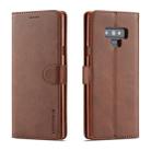 For Galaxy Note 9 LC.IMEEKE Calf Texture Horizontal Flip Leather Case, with Holder & Card Slots & Wallet(Brown) - 1