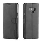 For Galaxy Note 9 LC.IMEEKE Calf Texture Horizontal Flip Leather Case, with Holder & Card Slots & Wallet(Black) - 1