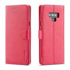 For Galaxy Note 9 LC.IMEEKE Calf Texture Horizontal Flip Leather Case, with Holder & Card Slots & Wallet(Rose Red) - 1