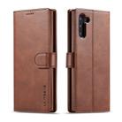 For Galaxy Note 10 LC.IMEEKE Calf Texture Horizontal Flip Leather Case, with Holder & Card Slots & Wallet(Brown) - 1