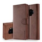 For Galaxy S9 LC.IMEEKE Calf Texture Horizontal Flip Leather Case, with Holder & Card Slots & Wallet(Brown) - 1