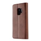 For Galaxy S9 LC.IMEEKE Calf Texture Horizontal Flip Leather Case, with Holder & Card Slots & Wallet(Brown) - 3