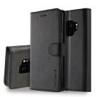 For Galaxy S9 LC.IMEEKE Calf Texture Horizontal Flip Leather Case, with Holder & Card Slots & Wallet(Black) - 1