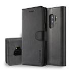 For Galaxy S9 Plus LC.IMEEKE Calf Texture Horizontal Flip Leather Case, with Holder & Card Slots & Wallet(Black) - 1