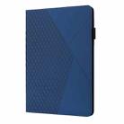 For iPad Pro 11 2022 / 2021 / 2020 / 2018 Rhombus Skin Feel Horizontal Flip Tablet Leather Tablet Case with Card Slots & Holder & Sleep / Wake-up Function(Royal Blue) - 2