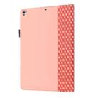 Rhombus Skin Feel Horizontal Flip Tablet Leather Case with Card Slots & Holder & Sleep / Wake-up Function For iPad 9.7 2018 / 2017(Rose Gold) - 3