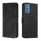 For Samsung Galaxy M52 5G Retro Skin Feel Horizontal Flip Soft TPU + PU Leather Case(Black) - 1