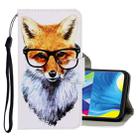 For Galaxy A10 / M10 3D Colored Drawing Horizontal Flip PU Leather Case with Holder & Card Slots & Wallet(Fox) - 1
