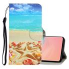 For Galaxy S10e 3D Colored Drawing Horizontal Flip PU Leather Case with Holder & Card Slots & Wallet(Pentagram) - 1