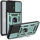 For Xiaomi Mix 4 Sliding Camera Cover Design TPU+PC Protective Case(Dark Green) - 1
