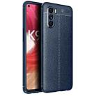 For OPPO K9 Pro Litchi Texture TPU Shockproof Case(Blue) - 1