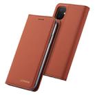 For iPhone 11 LC.IMEEKE LC-002 Series Skin Hand Feeling PU + TPU Horizontal Flip Leather Case with Holder & Card Slot & Wallet(Brown) - 1